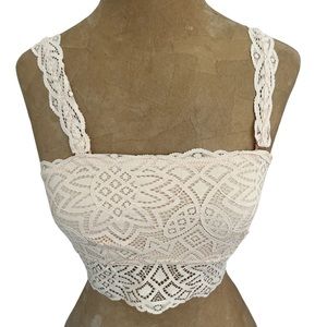 Aerie Bralette with adjustable & removable straps Small NWOT
